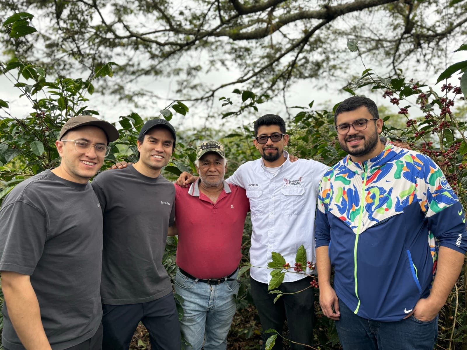 At the farm with Don Gerardo