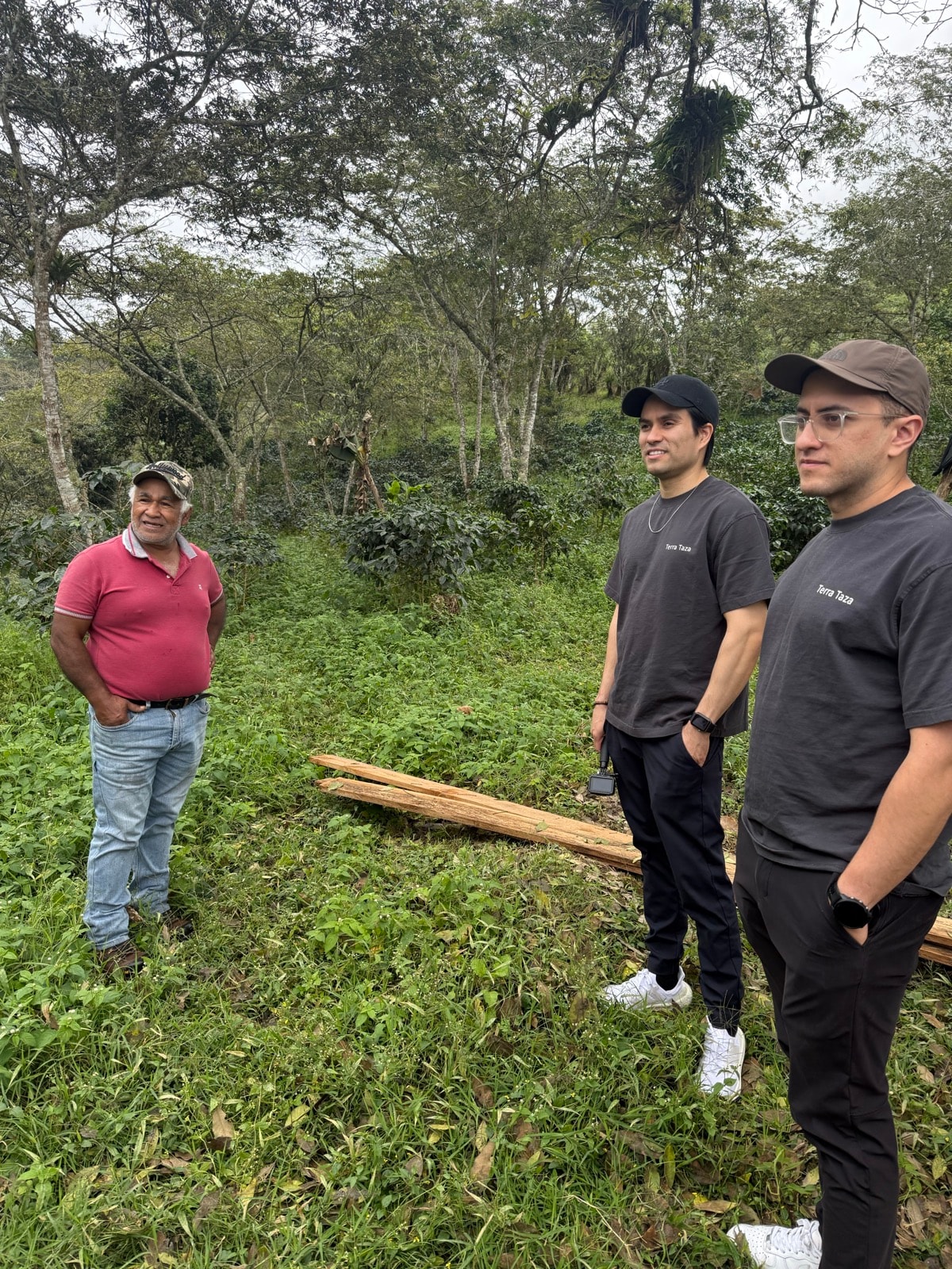 Visiting Don Gerardo at the farm